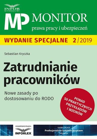 Zatrudnianie pracowników Nowe zasady po dostosowaniu RODO Sebastian Kryczka - okladka książki
