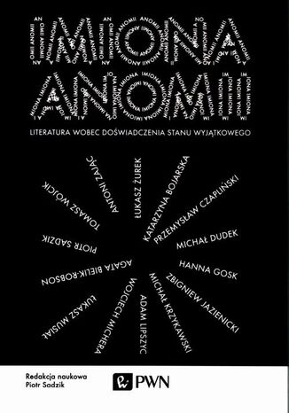 Imiona anomii Piotr Sadzik - okladka książki