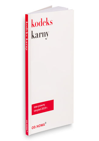 Kodeks karny wrzesień 2019 Anna Prus - okladka książki