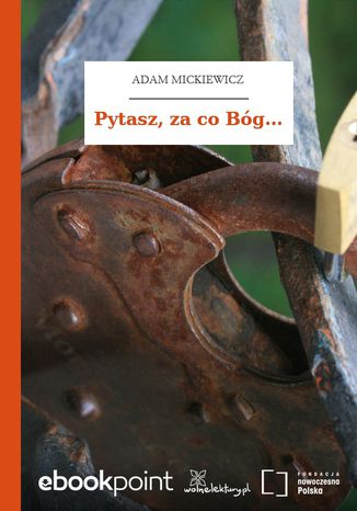 Pytasz, za co Bóg Adam Mickiewicz - okladka książki