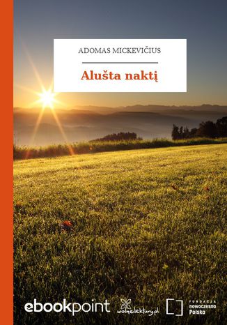 Alušta nakt Adam Mickiewicz - okladka książki