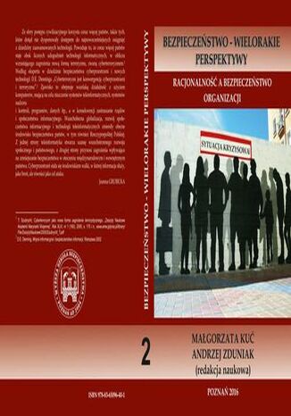 Racjonalność a bezpieczeństwo organizacji tom 2 Zdunak Andrzej, Kuć Małgorzata - okladka książki