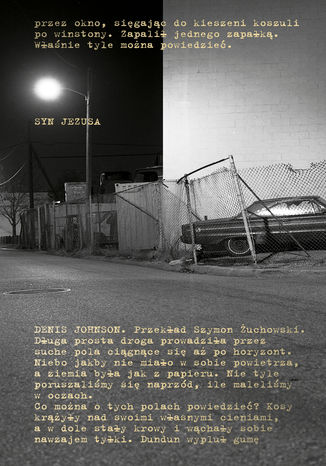 Syn Jezusa Denis Johnson - okladka książki