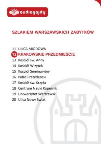 Krakowskie Przedmieście. Szlakiem warszawskich zabytków Ewa Chęć - okladka książki