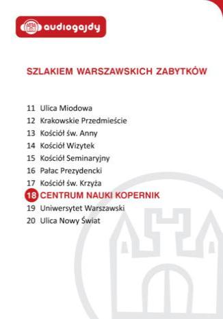 Centrum Nauki Kopernik. Szlakiem warszawskich zabytków Ewa Chęć - okladka książki