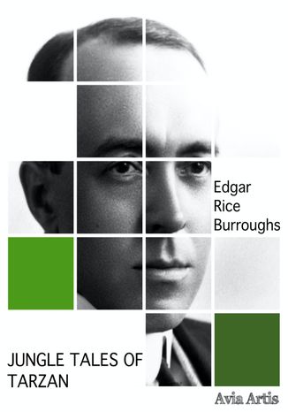 Jungle Tales of Tarzan Edgar Rice Burroughs - okladka książki