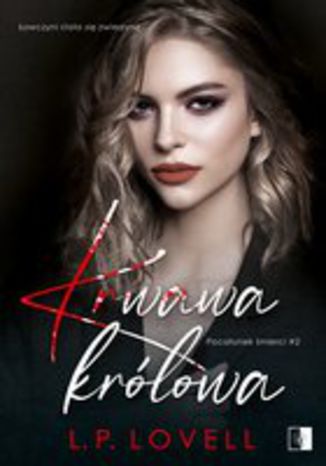 Krwawa królowa Lauren Lovell - okladka książki