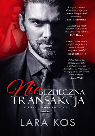 Niebezpieczna transakcja Lara Kos - okladka książki