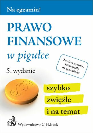 Prawo finansowe w pigułce. Wydanie 5 Wioletta Żelazowska - okladka książki