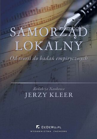 Samorząd lokalny. Od teorii do badań empirycznych Jerzy Kleer - okladka książki