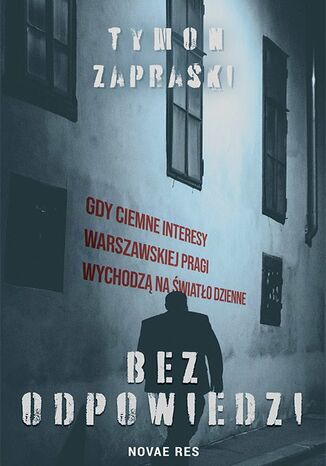 Bez odpowiedzi Tymon Zapraski - okladka książki