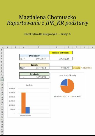 Raportowanie z JPK_KR podstawy Magdalena Chomuszko - okladka książki