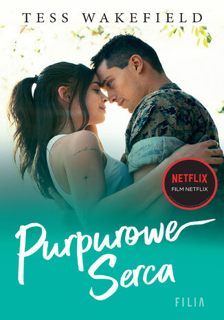 Purpurowe serca Tess Wakefield - okladka książki