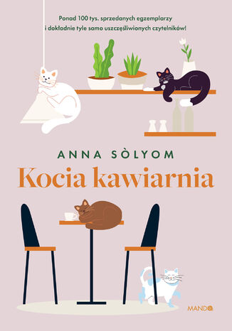 Kocia kawiarnia Anna Sólyom - okladka książki