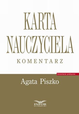 Karta Nauczyciela. Komentarz Agata Piszko - okladka książki