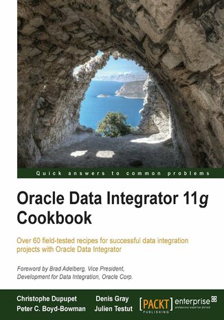 Oracle Data Integrator 11g Cookbook. This book is all you need to take your understanding of Oracle Data Integrator to the next level. From initial deployment right through to esoteric techniques, the task-based approach will enhance your expertise effortlessly Christophe Dupupet, Julien Testut - okladka książki