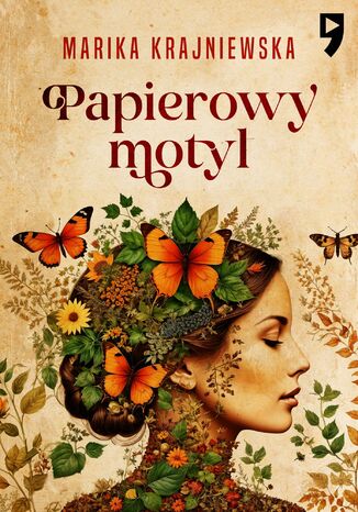 Papierowy motyl Marika Krajniewska - okladka książki