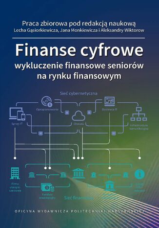 Finanse cyfrowe: wykluczenie finansowe seniorów na rynku finansowym Aleksandra Wiktorow, Jan Monkiewicz, Lech Gąsiorkiewicz - okladka książki