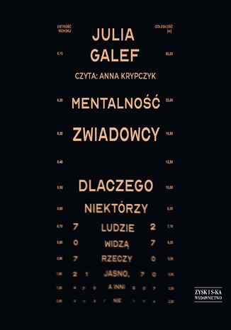 Mentalność zwiadowcy. Dlaczego niektórzy ludzie widzą rzeczy jasno, a inni nie Julia Galef - audiobook MP3