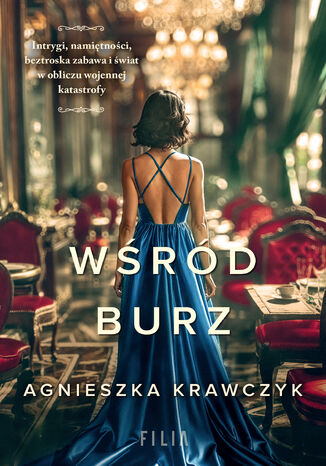 Wśród burz Agnieszka Krawczyk - okladka książki