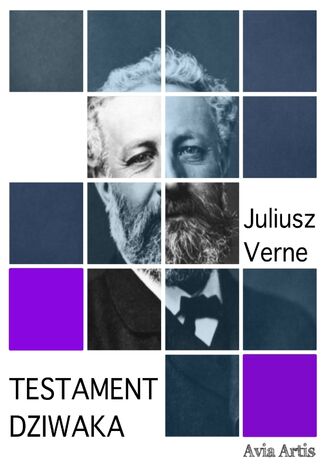Testament dziwaka Juliusz Verne - okladka książki