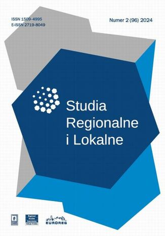 Studia Regionalne i Lokalne nr 2(96)/2024 Patrícia Horváth, Anikó Tompos, Petra Kecskés, Michał Gzik, Marcin Frenkel, Stanislav Konečný, Aleksandra Nowakowska, Andrzej Cieślik, Tomasz Misiak, Dominik Staśkiewicz, Oliwia Haręża, Urszula Protyńska, Michał Małysz, Maciej J. Nowak - okladka książki