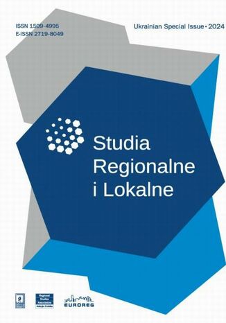 Studia Regionalne i Lokalne Ukrainian Special Issue, 2024 Maryana Melnyk, Iryna Leshchukh, Uliana Ivaniu, Olena Stryzhak, Khrystyna Prytula, Anna Maksymenko, Nataliia Popovych, Halyna Ivasyk, Yurii Umantsiv, Pavlo Dziuba, Yuliya Yasko, Maryna Shtan, Halyna Umantsiv, Lesya Korolchuk, L?ubov G. Kvasnii, Olena V. Moravska, Oksana Soltysik, Yurii O. Shulzhyk, Oresta Ya. Shcherban, Stah O. Vovk, Olena Pobihun, Liudmyla Arkhypova, Yaroslava Korobeinykova, Sofiia Kachala, Victoria Hryniuk, Inna Mylko, Olena Nahornova, Serhii Ozhema, Halyna Zavarika, Olena Zelenko - okladka książki