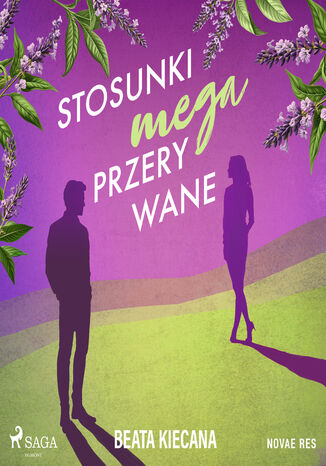 Stosunki mega przerywane Beata Kiecana - okladka książki