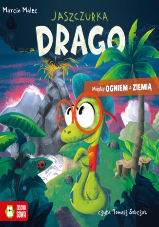 Jaszczurka Drago (Tom 1). Jaszczurka Drago. Między ogniem a ziemią Marcin Malec - okladka książki