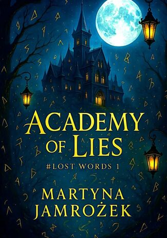 Academy of lies Martyna Jamrożek - okladka książki