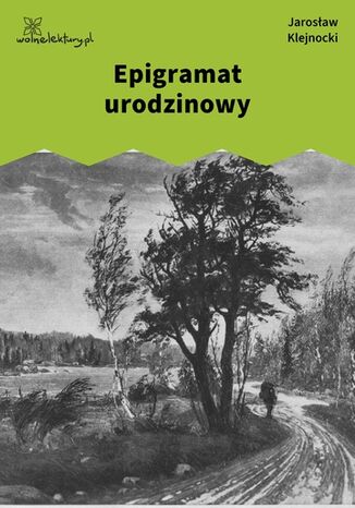 Epigramat urodzinowy Jarosław Klejnocki - okladka książki