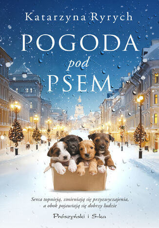 Pogoda pod psem Katarzyna Ryrych - okladka książki