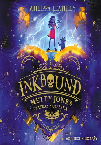 Inkbound. Metty Jones i tatuaż z czaszką. Tom 1 Philippa Leathley - okladka książki