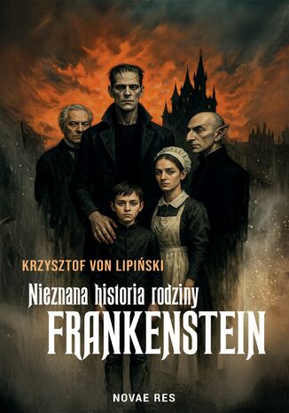 Nieznana historia rodziny Frankenstein Krzysztof von Lipiński - okladka książki