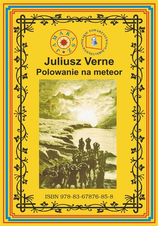 Polowanie na meteor Juliusz Verne - okladka książki