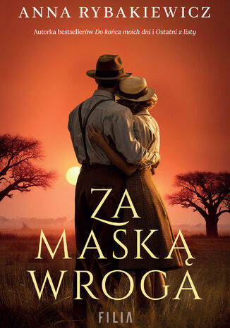 Za maską wroga Anna Rybakiewicz - okladka książki