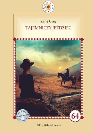 Tajemniczy jeździec Zane Grey - okladka książki
