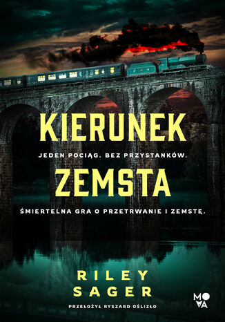 Kierunek zemsta Riley Sager - okladka książki