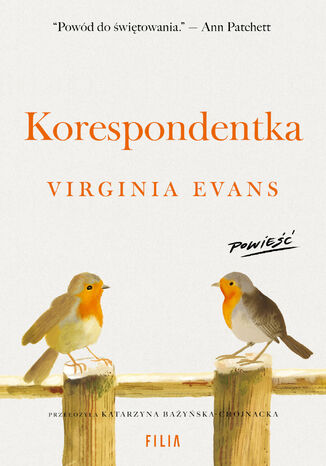 Korespondentka Virginia Evans - okladka książki
