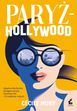 Paryż - Hollywood Cecile Mury - okladka książki