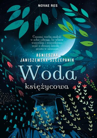 Woda księżycowa Aga Janiszewska - okladka książki