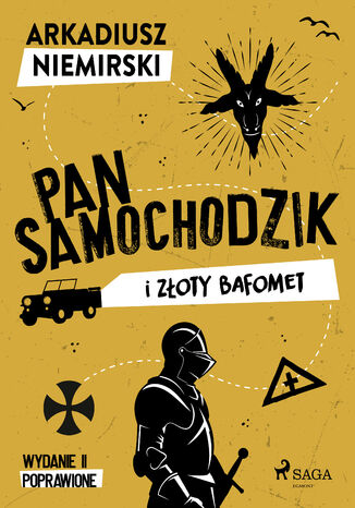 Pan Samochodzik i złoty Bafomet Arkadiusz Niemirski - okladka książki