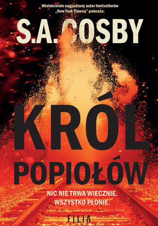 Król popiołów S.A. Cosby - okladka książki