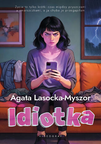 Idiotka Agata Lasocka-Myszor - okladka książki