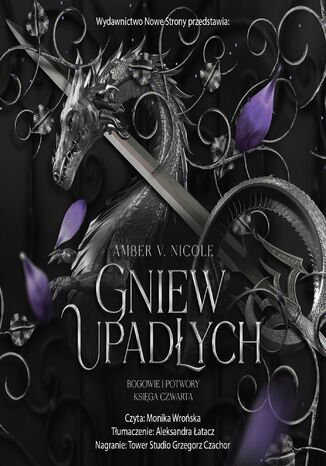 Gniew upadłych Amber V. Nicole - okladka książki
