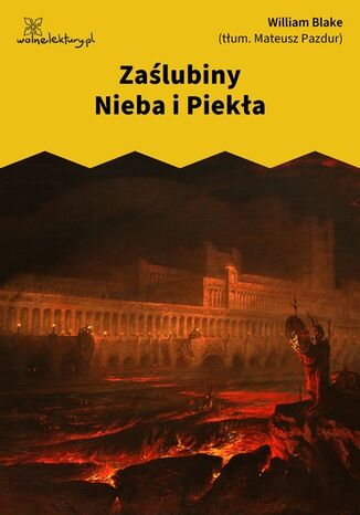 Zaślubiny Nieba i Piekła William Blake - okladka książki