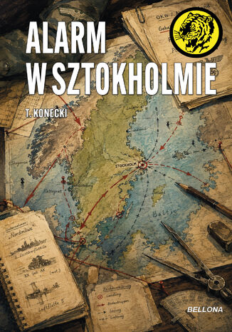 Alarm w Sztokholmie. nr 132 Tadeusz Konecki - okladka książki