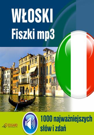 Włoski Fiszki mp3 1000 najważniejszych słów i zdań Praca zbiorowa - okladka książki