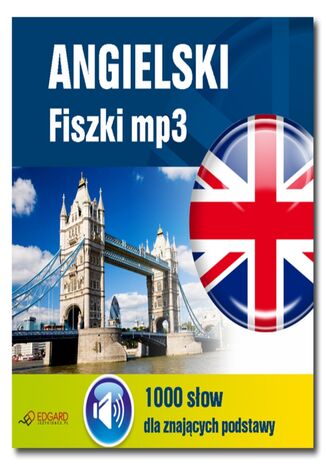 Angielski Fiszki mp3 1000 słówek dla znających podstawy Praca zbiorowa - okladka książki