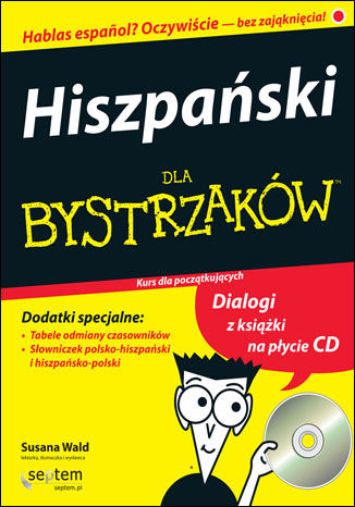 Hiszpański dla bystrzaków Susana Wald - okladka książki